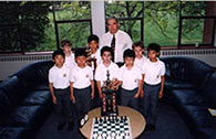 Roman Pelts and his students
